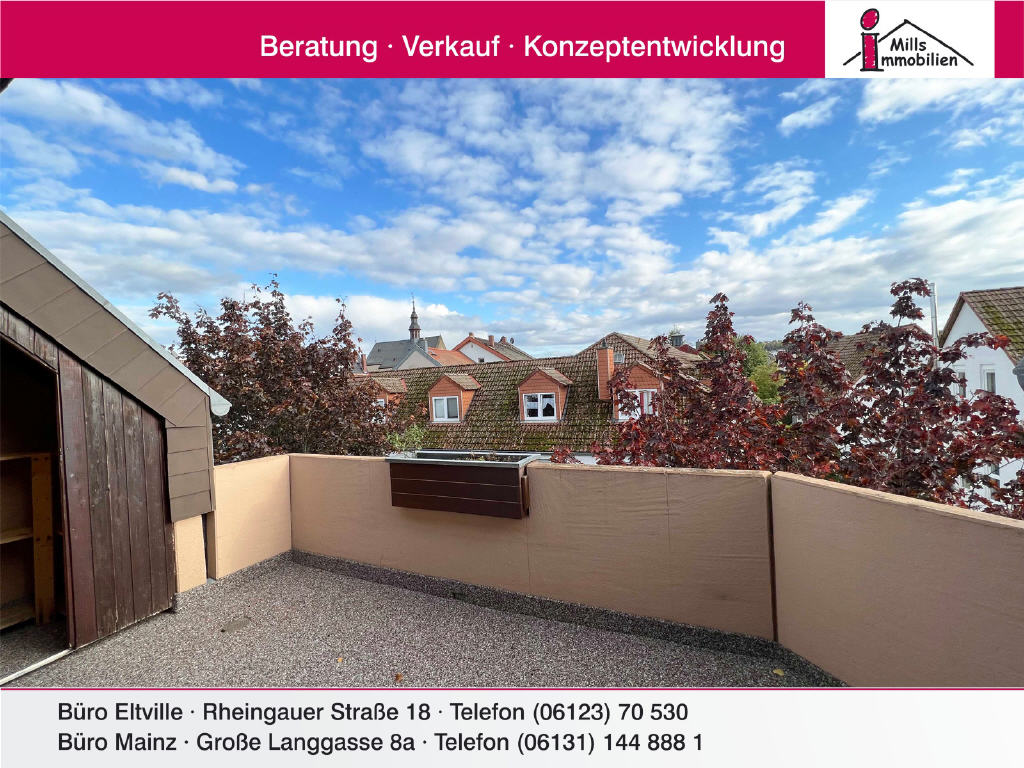 Helle 3 ZKB Eigentumswohnung mit großem Balkon im zweiten OG in ruhiger und dennoch zentraler Lage!, 55257 Budenheim, Wohnung