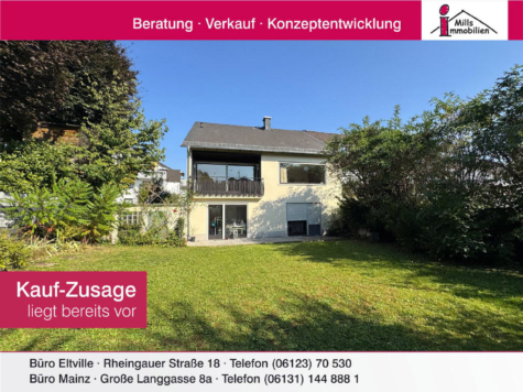 Großes 1-2 Familienhaus mit sonnigem Garten in top Lage, 65346 Eltville am Rhein, Doppelhaushälfte