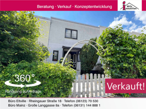 Schönes Einfamilienhaus mit Terrasse und hübschem Garten, 55129 Mainz, Reihenhaus