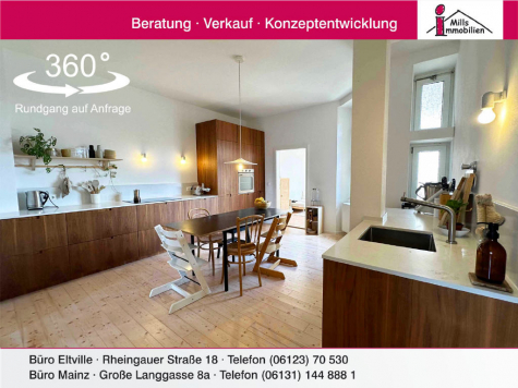 Traumhaft schöne, kernsanierte 5 ZKB-Eigentumswohnung mit 2 Balkonen, 55118 Mainz, Wohnung