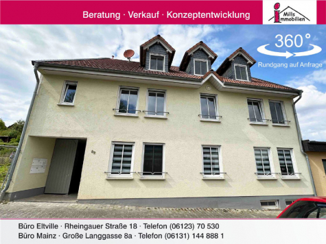 **Tolle Kapitalanlage in Partenheim** Modernes 4 Parteienhaus mit Scheune und großem Garten, 55288 Partenheim, Mehrfamilienhaus