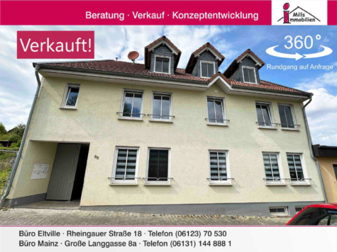 **Tolle Kapitalanlage in Partenheim** Modernes 4 Parteienhaus mit Scheune und großem Garten, 55288 Partenheim, Mehrfamilienhaus