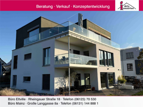 Luxuswohnung der Extraklasse mit großem Balkon und Fernblick, 65343 Eltville am Rhein, Wohnung