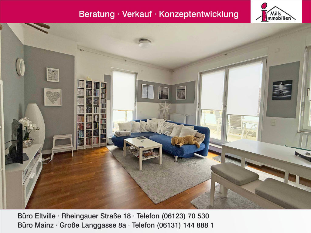 Moderne Eigentumswohnung mit Penthouse-Charakter und großer Dachterrasse, 55126 Mainz, Wohnung