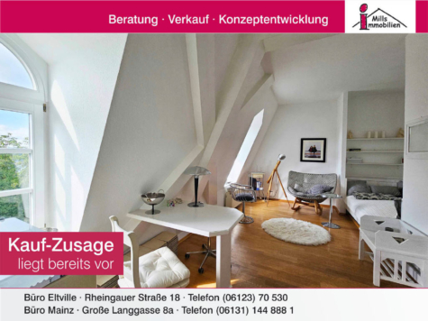 Schönes Appartement mit Rheinblick in charmanter Altstadtlage, 65375 Oestrich-Winkel, Wohnung