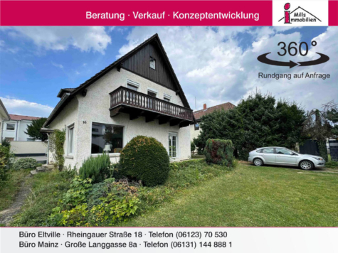 Charmantes Einfamilienhaus mit Terrasse und Garten, 65346 Eltville am Rhein, Einfamilienhaus