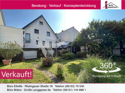 Hübsches Einfamilienhaus mit großer Terrasse und Garten!, 55127 Mainz, Einfamilienhaus