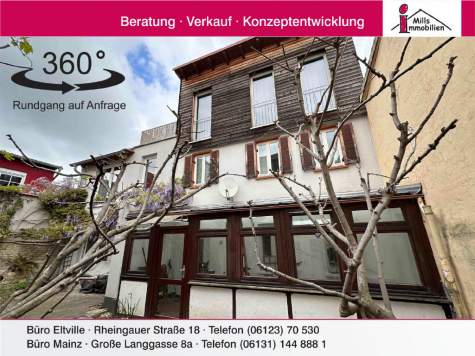 Liebevoll saniertes Einfamilienhaus mit hübschen Innenhof in guter Lage, 55126 Mainz, Einfamilienhaus