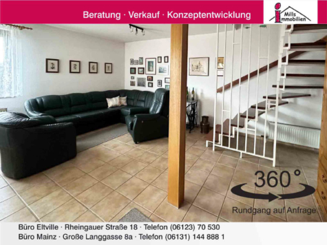 **Haus im Haus** Maisonettewohnung mit Terrasse, Garten und schönem Blick direkt am Feldrand!, 55129 Mainz, Wohnung