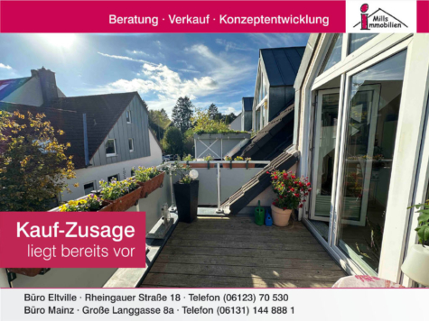 Top 2 ZKB-Eigentumswohnung mit sonnigem Balkon, 65343 Eltville am Rhein, Wohnung