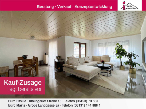 Top geschnittene Maisonette-Wohnung mit Terrasse und Balkon in ruhiger Lage von Nackenheim, 55299 Nackenheim, Maisonettewohnung