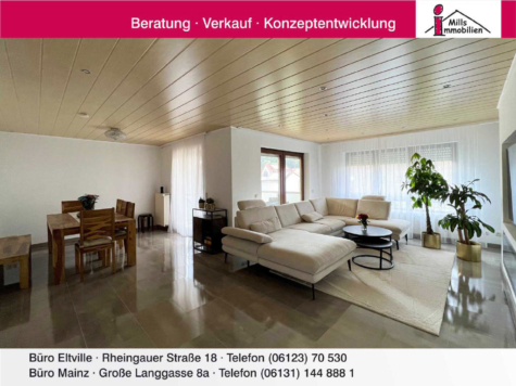 Top geschnittene Maisonette-Wohnung mit Terrasse und Balkon in ruhiger Lage von Nackenheim, 55299 Nackenheim, Maisonettewohnung