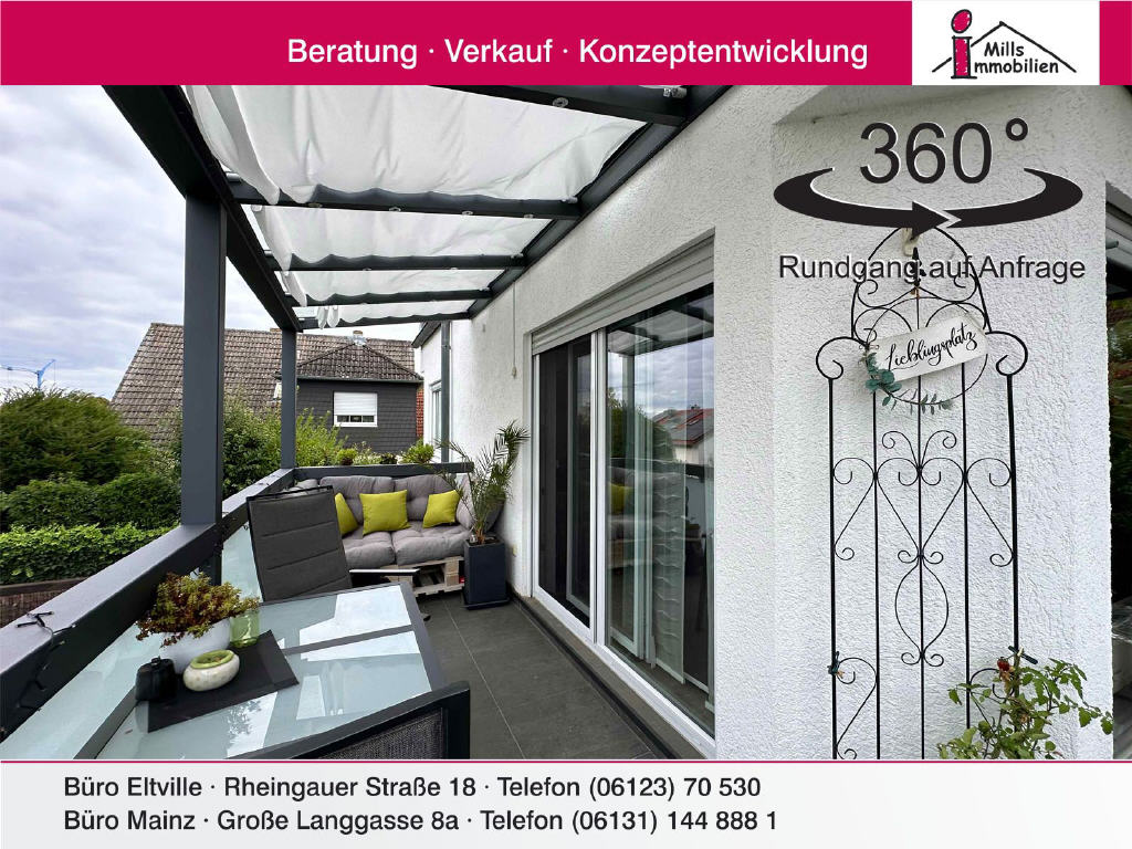 **Haus im Haus** Moderne Maisonettewohnung mit Balkon und Terrasse in Mommenheim, 55278 Mommenheim, Maisonettewohnung