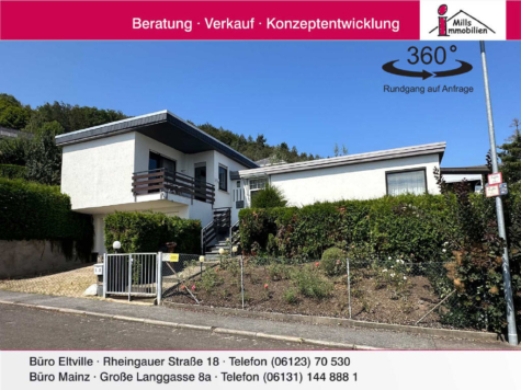 Großzügige Unternehmervilla mit schönem Fern blick in traumhafter Lage, 55411 Bingen am Rhein, Einfamilienhaus