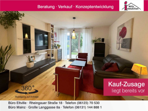 Neuwertige Maisonette-Wohnung mit Terrasse und großem Garten in schöner Lage, 55128 Mainz, Maisonettewohnung