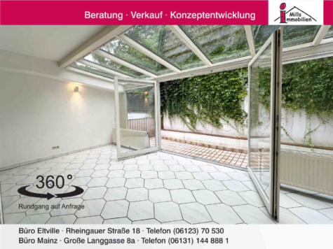 Schöne 2 ZKB-Eigentumswohnung mit Wintergarten und kl. Terrasse in ruhiger Lage, 55126 Mainz, Wohnung