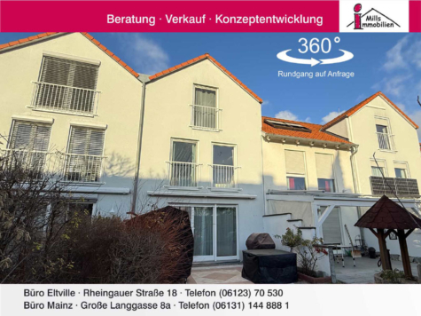 Perfektes Einfamilienhaus mit Terrasse und Garten in super schöner Lage, 65239 Hochheim am Main, Reihenhaus