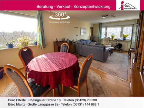 Großzügige und top-gepflegte Eigentumswohnung mit sonnigem Balkon in schöner Lage, 55128 Mainz, Wohnung